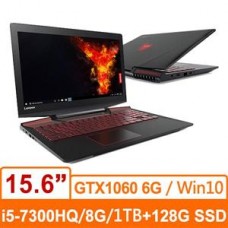 【Lenovo】 Y720 80VR001MTW 15.6吋i5-7300HQ四核雙碟6G獨顯電競筆電
